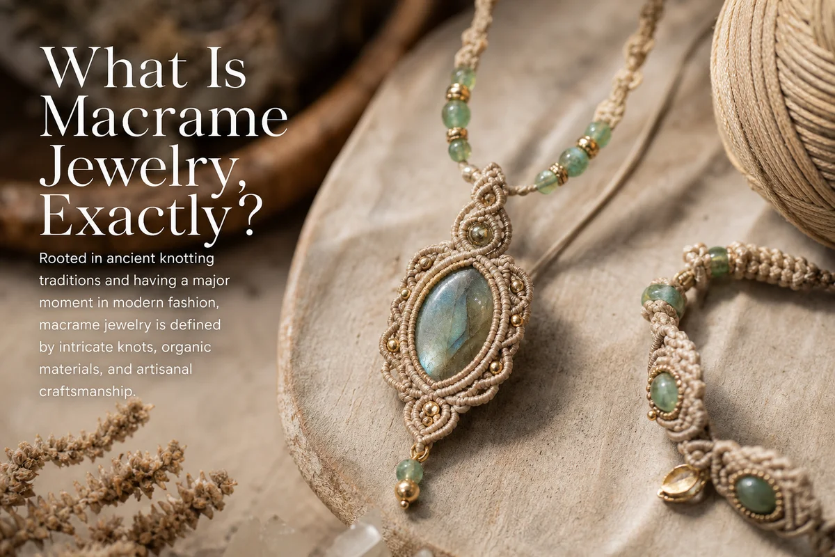 What Is Macrame Jewelry, Exactly?