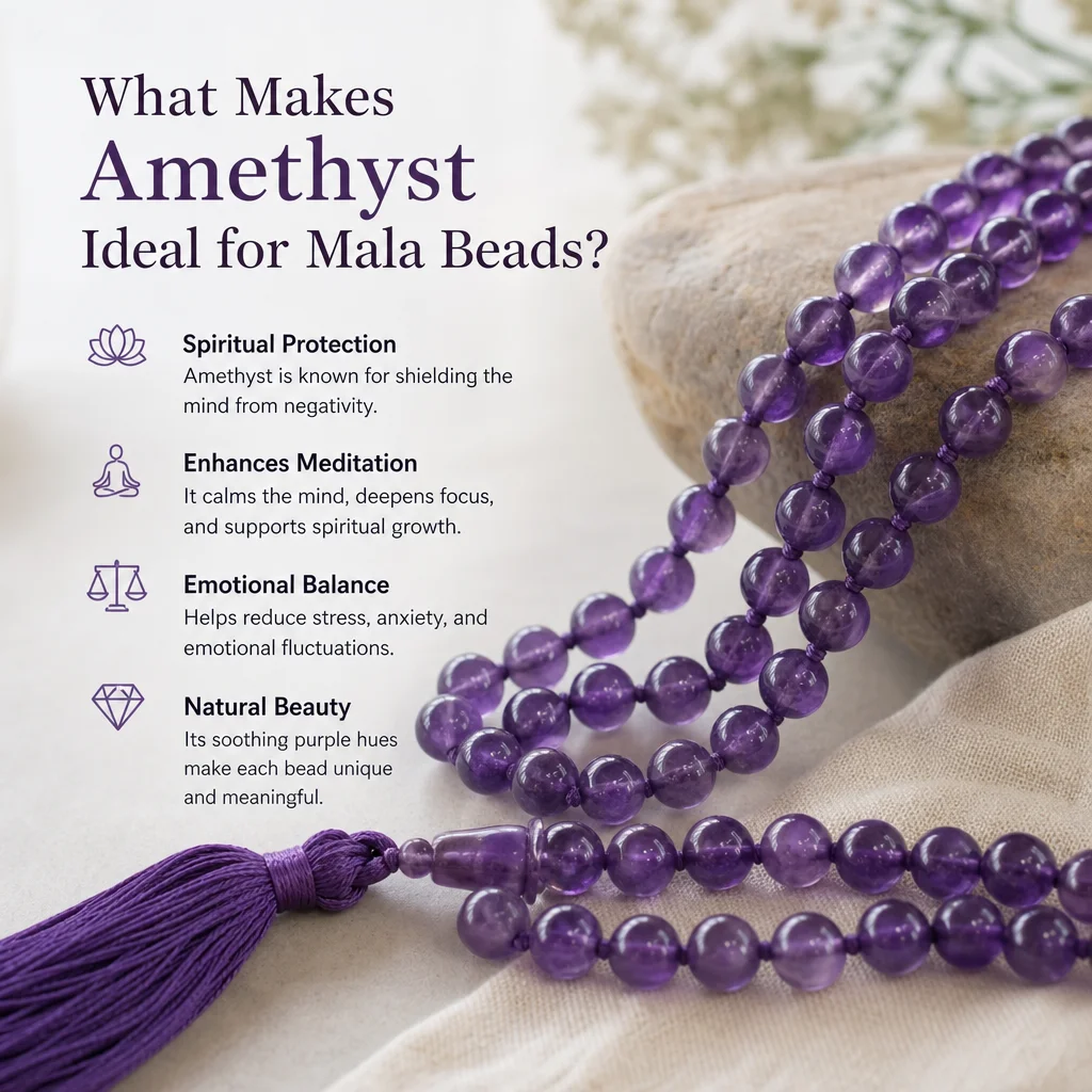 What Makes Amethyst Ideal for Mala Beads?