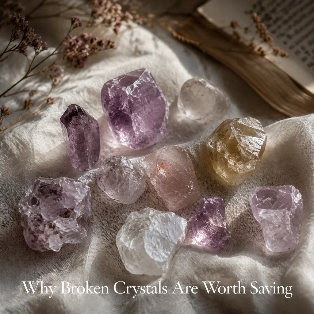 Why Broken Crystals Are Worth Saving