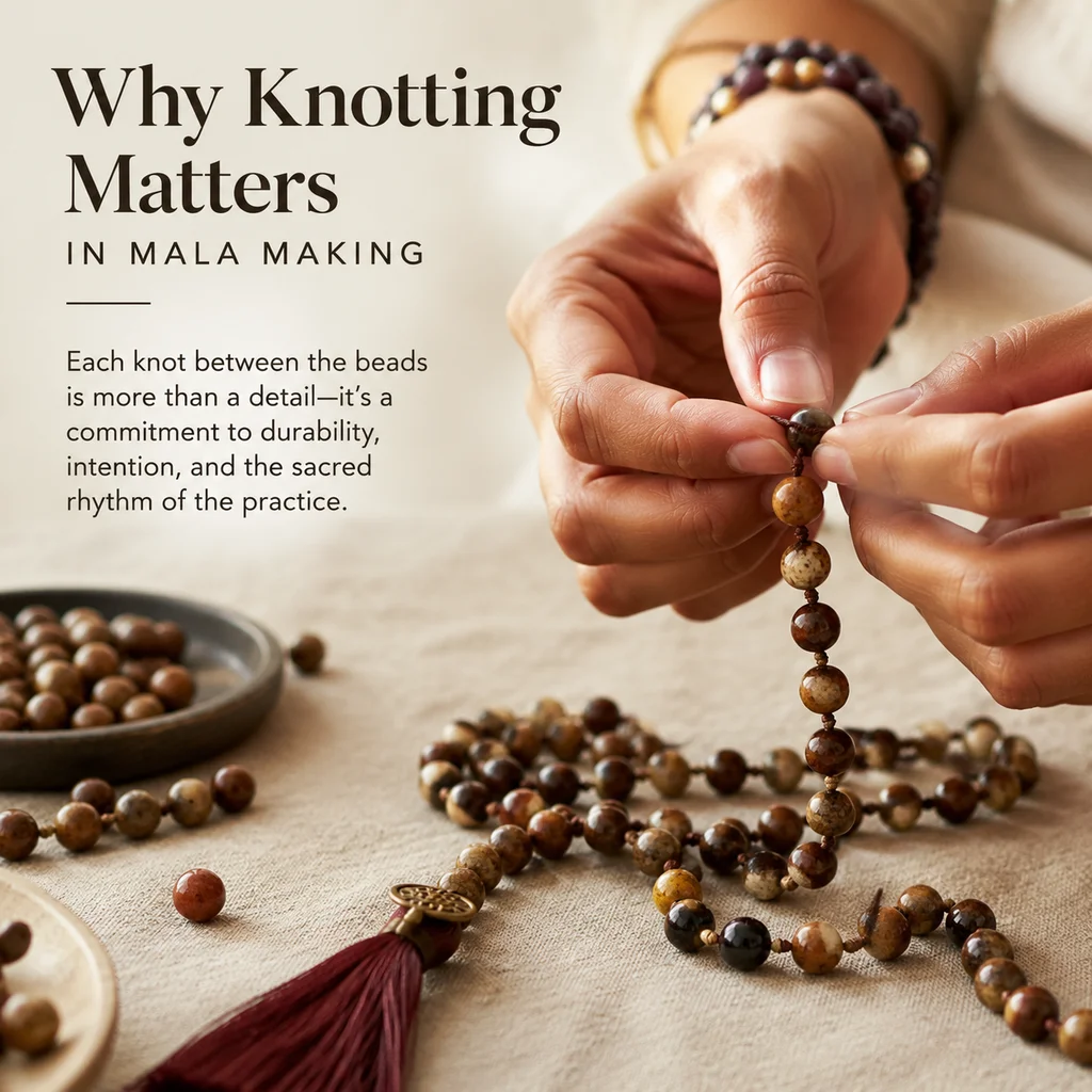 Why Knotting Matters in Mala Making