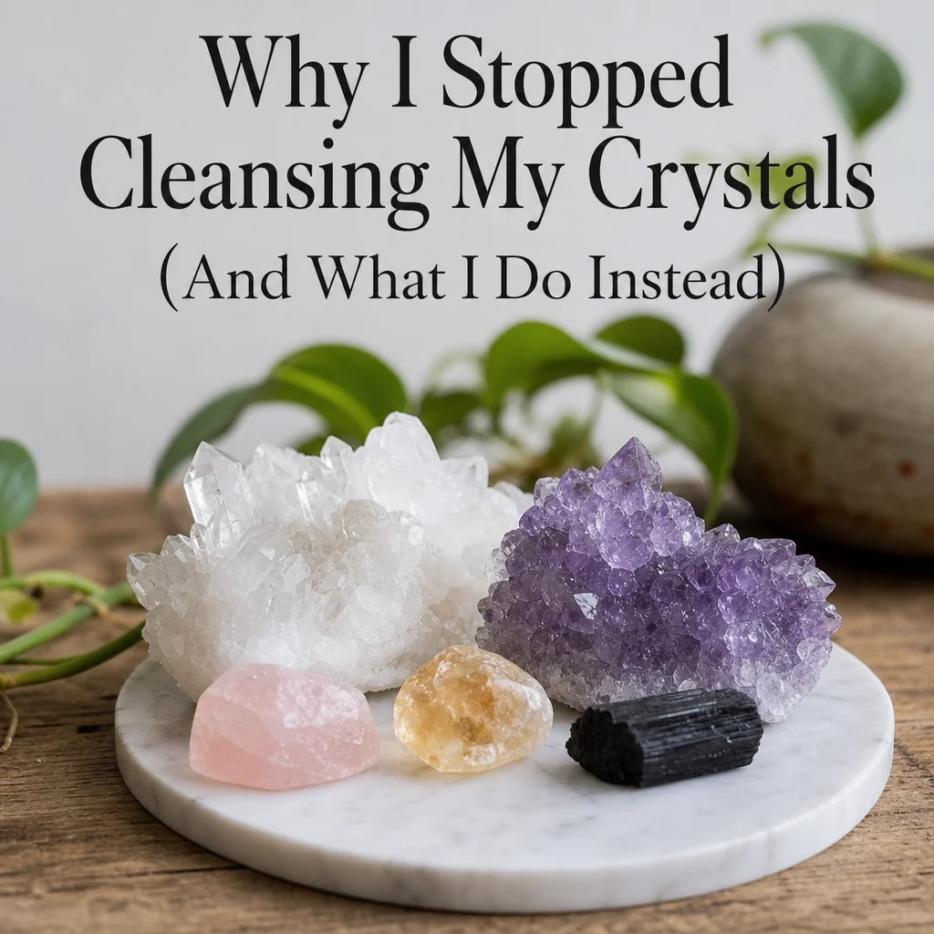 Why I Stopped Cleansing My Crystals (And What
