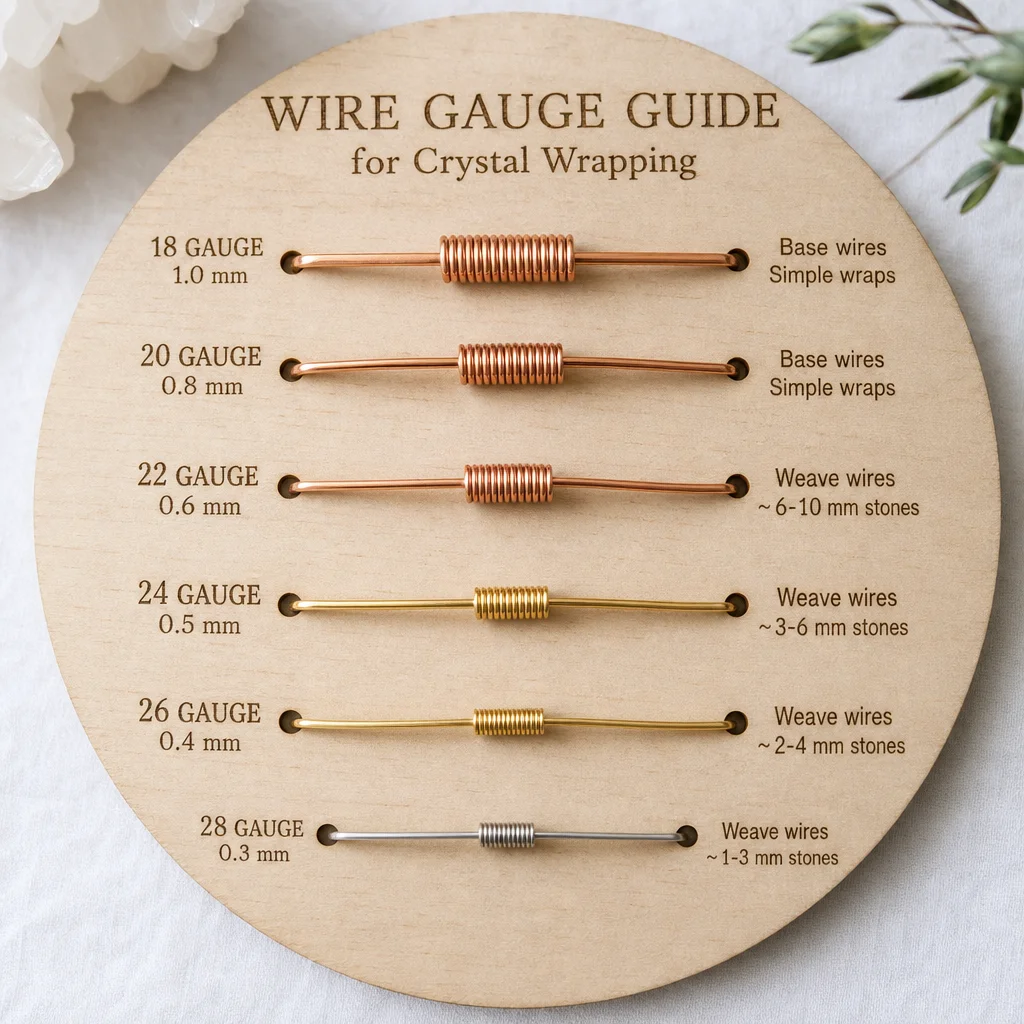 Wire Gauge Guide for Crystal Wrapping