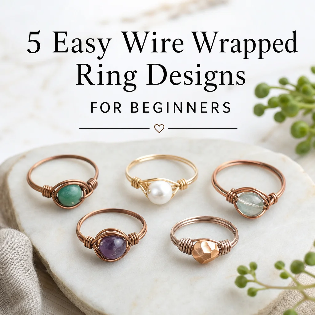 5 Easy Wire Wrapped Ring Designs for Beginners