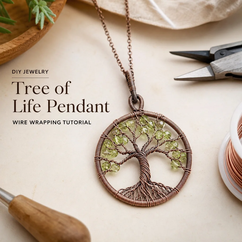 Wire Wrapped Tree of Life Pendant Tutorial