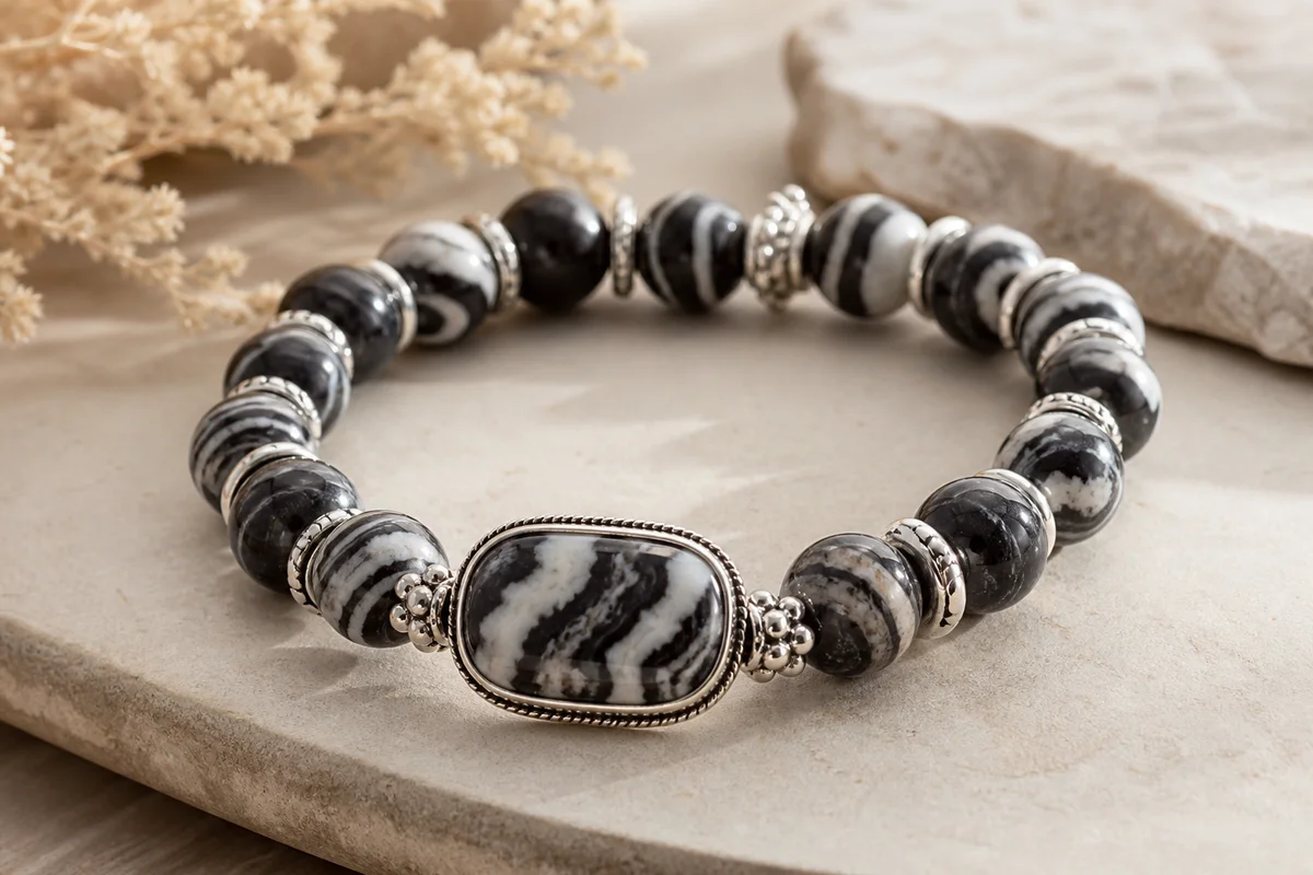 Unique Zebra Jasper Bracelet: Discover Its