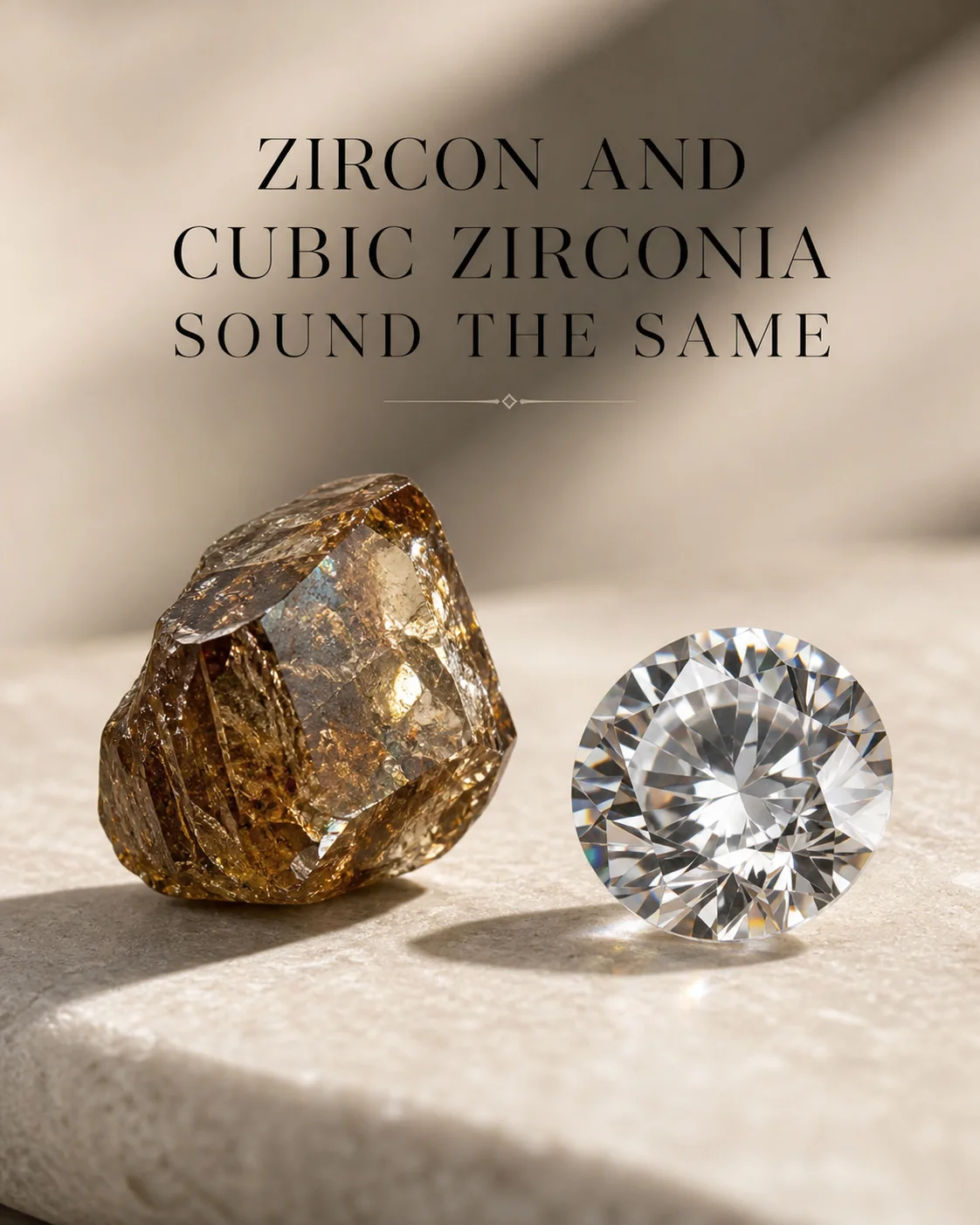 Zircon and Cubic Zirconia Sound the Same (But