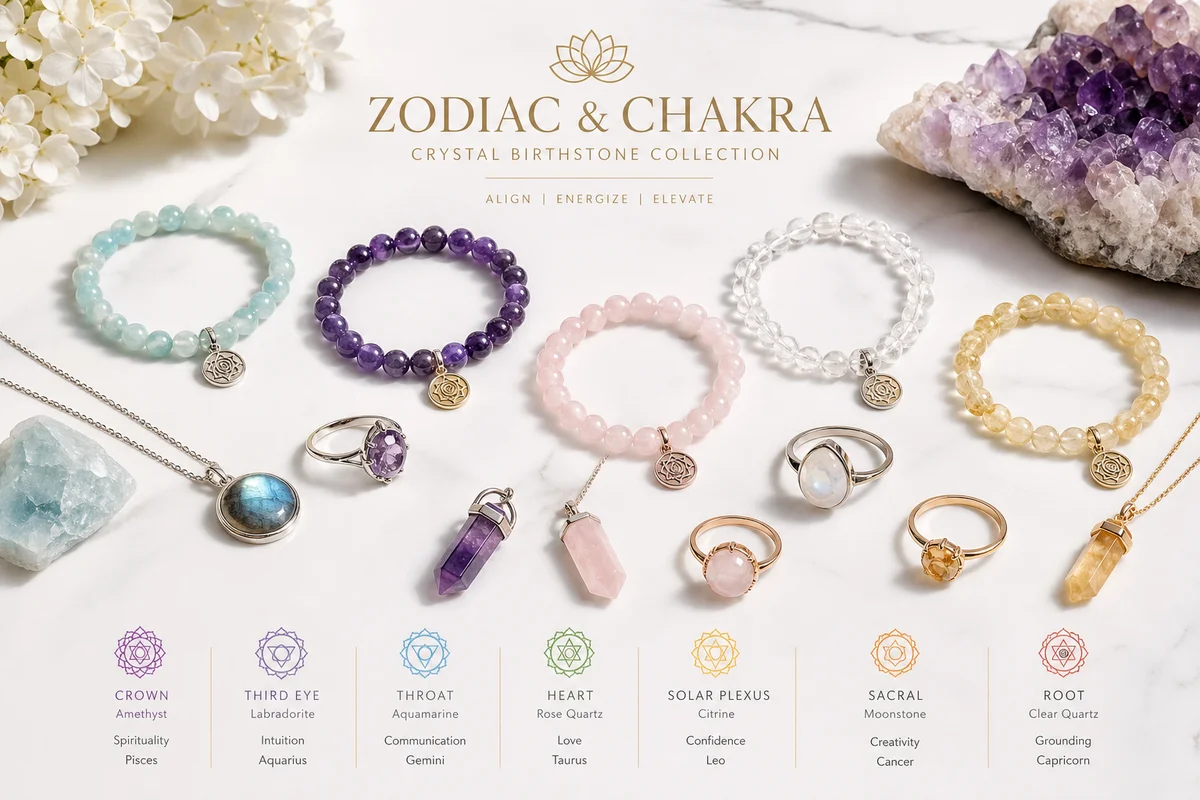 Zodiac Crystal Birthstone Combinations: A Guide