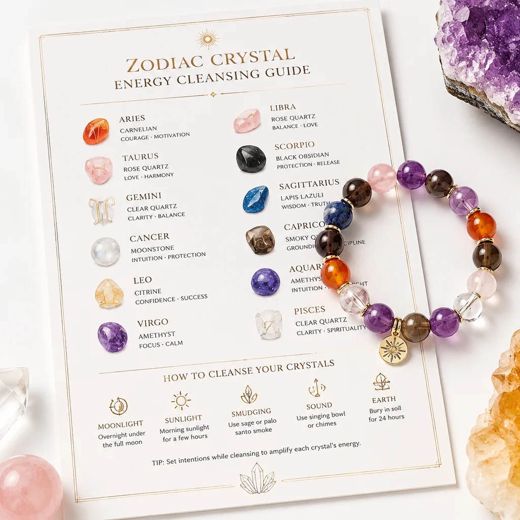 Zodiac Crystal Energy Cleansing Guide