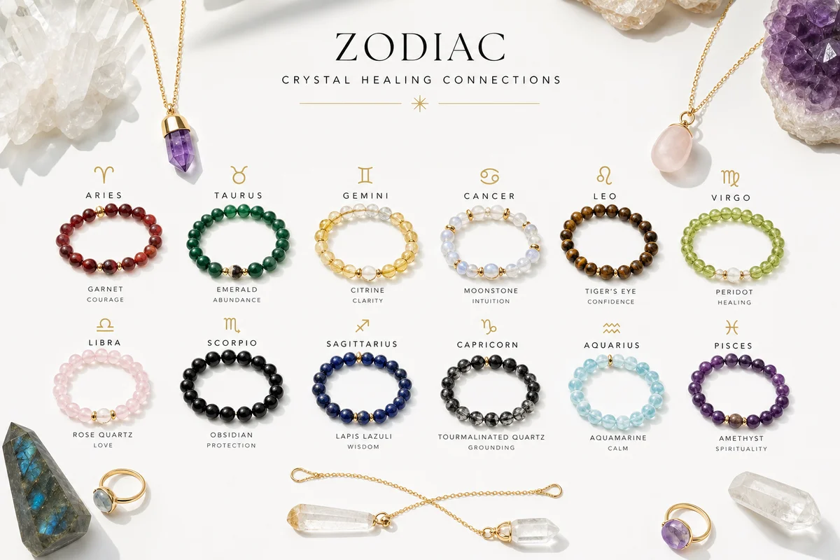 Zodiac Crystal Healing Connections Guide