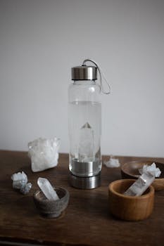 Crystal water bottles: are they safe or a waste of money