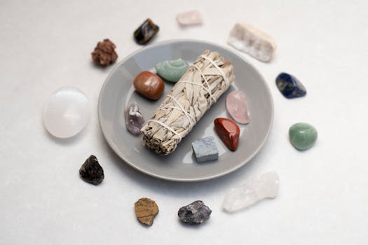 Smudging with sage and crystals: cultural context and practical tips